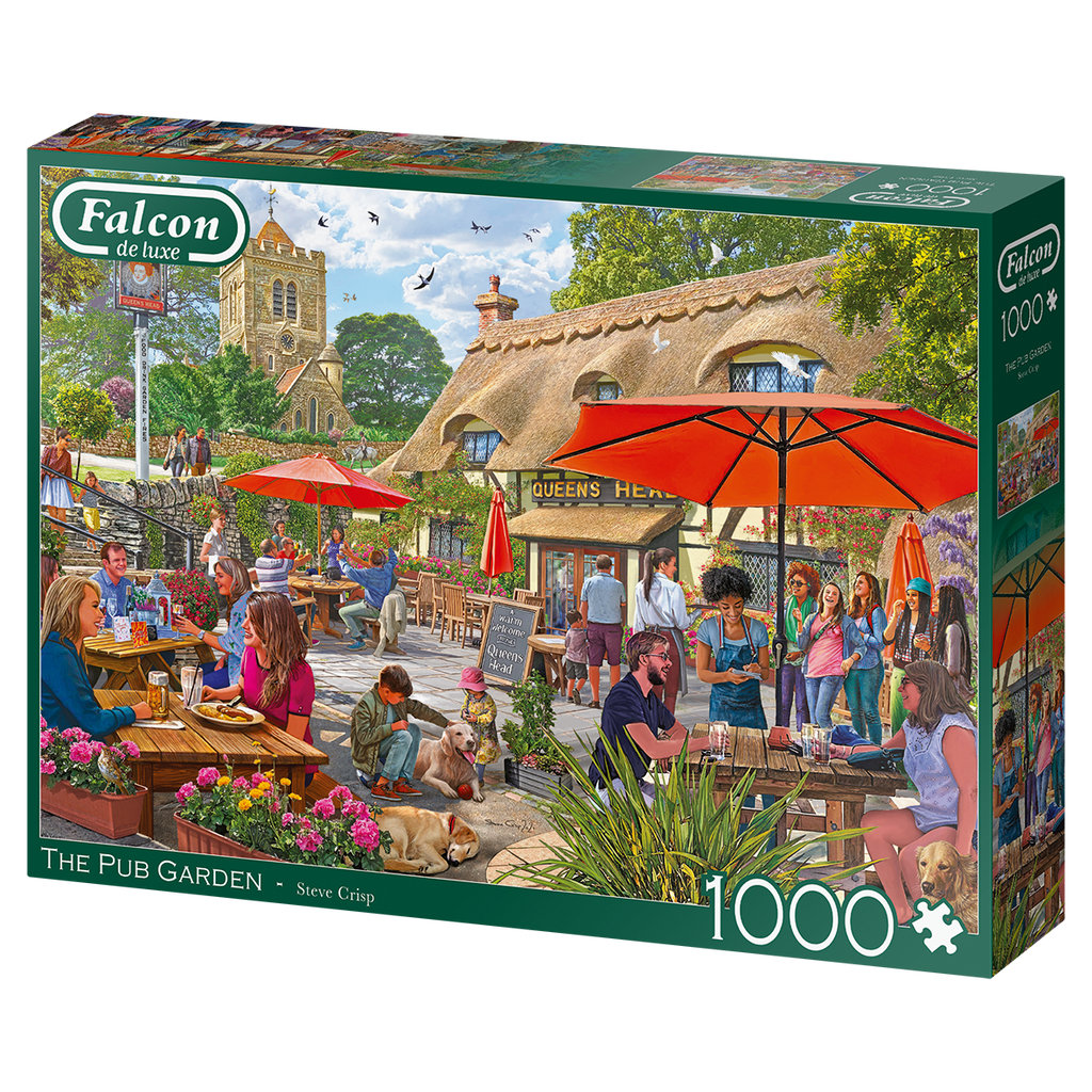 The Pub Garden – 1000 Piece Jigsaw Puzzle (Falcon De Luxe)