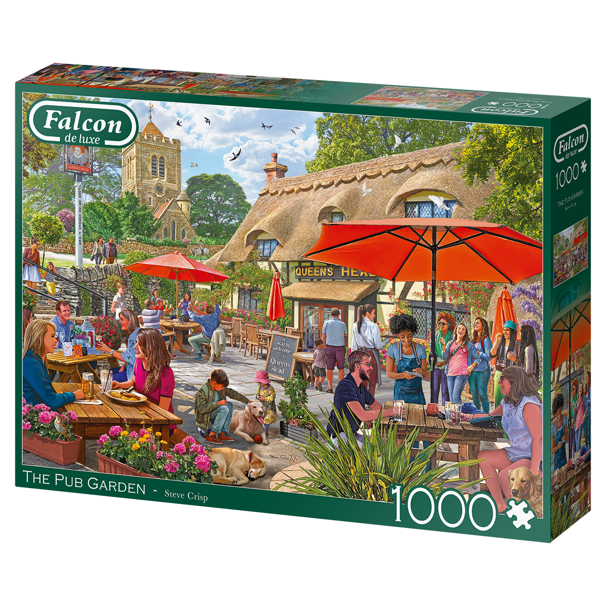The Pub Garden – 1000 Piece Jigsaw Puzzle (Falcon De Luxe)