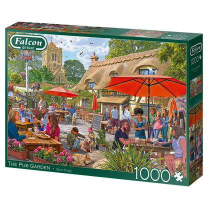 Falcon De Luxe - The Pub Garden - 1000 Piece Jigsaw Puzzle