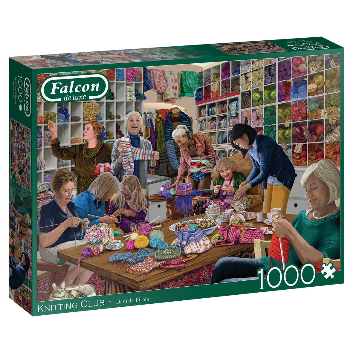 Knitting Club – 1000 Piece Jigsaw Puzzle (Falcon De Luxe)