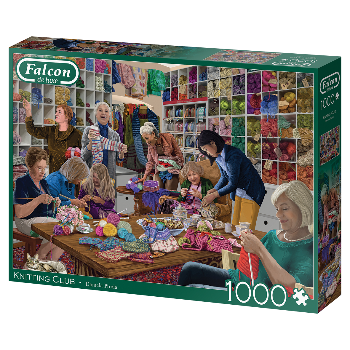 Knitting Club – 1000 Piece Jigsaw Puzzle (Falcon De Luxe)