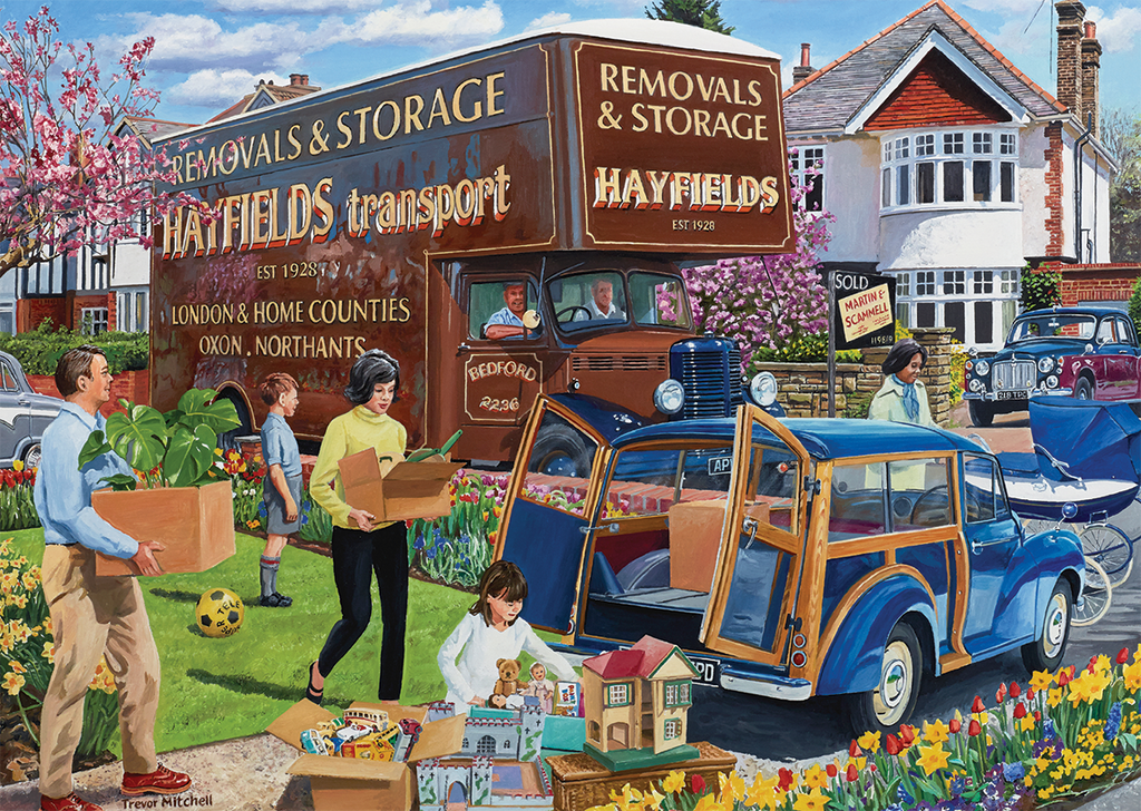 Moving Day – 500 Piece Jigsaw Puzzle (Falcon De luxe)