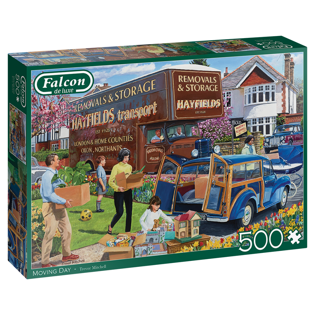 Moving Day – 500 Piece Jigsaw Puzzle (Falcon De luxe)