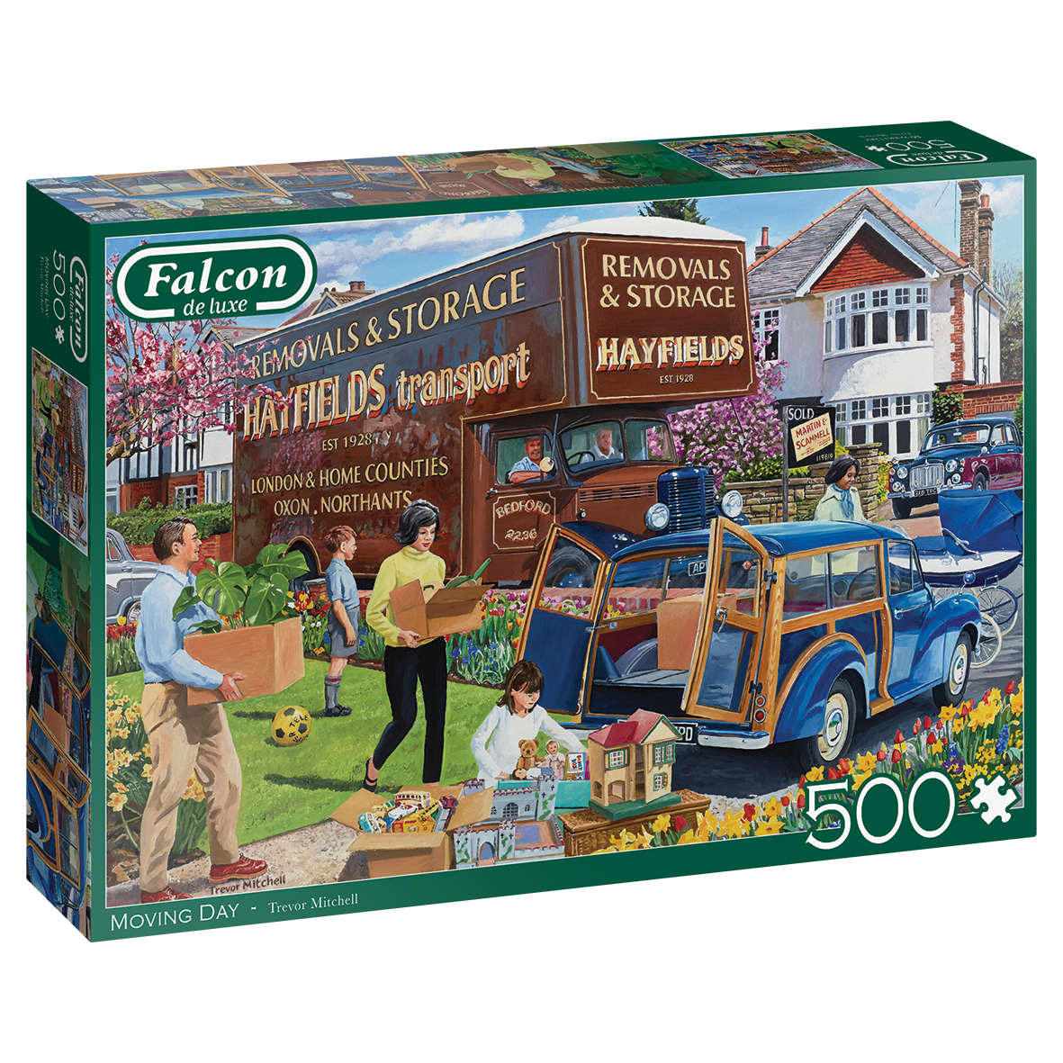 Moving Day – 500 Piece Jigsaw Puzzle (Falcon De luxe)