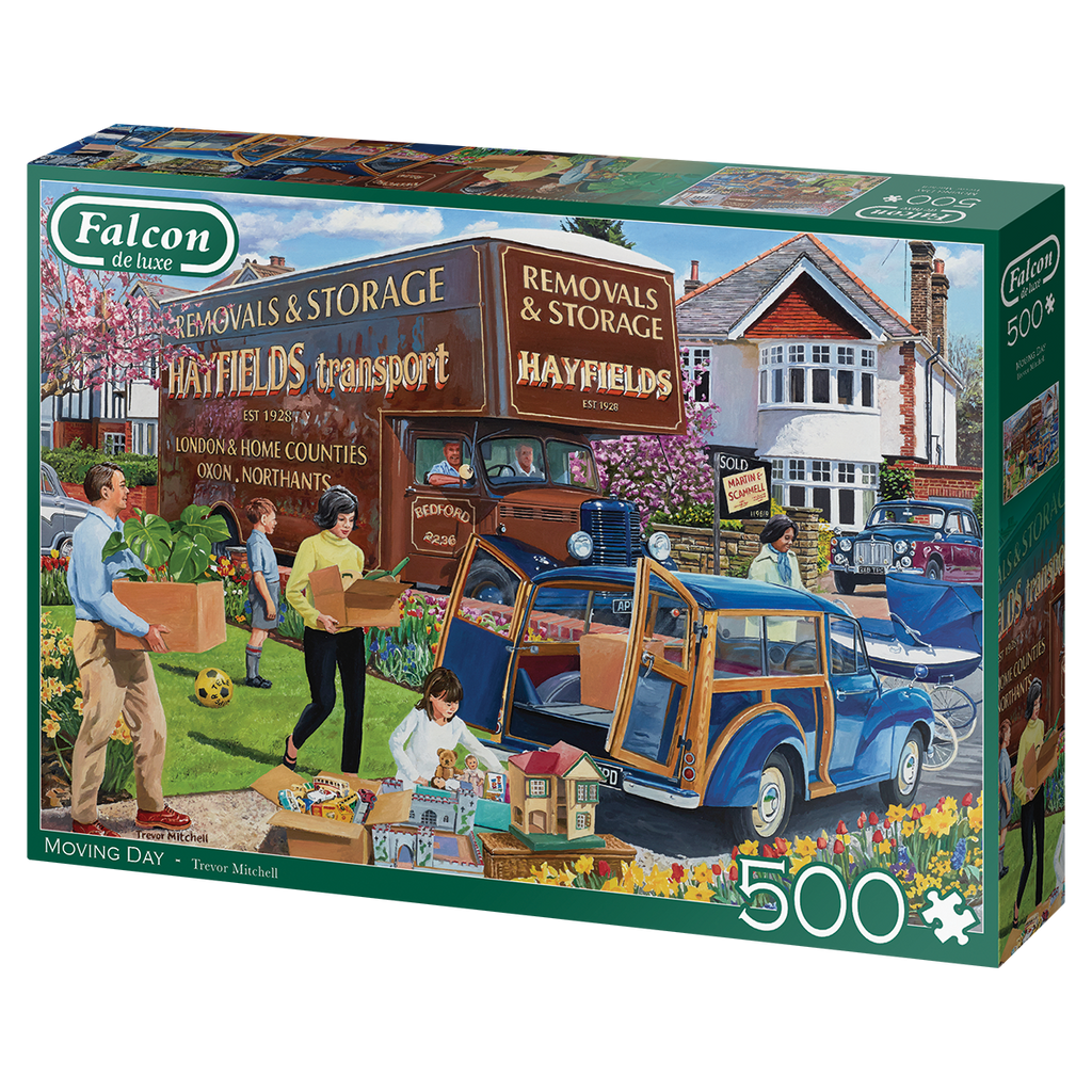 Moving Day – 500 Piece Jigsaw Puzzle (Falcon De luxe)