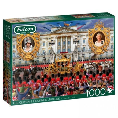 Falcon De Luxe - The Queen's Platinum Jubilee - 1000 Piece Jigsaw Puzzles