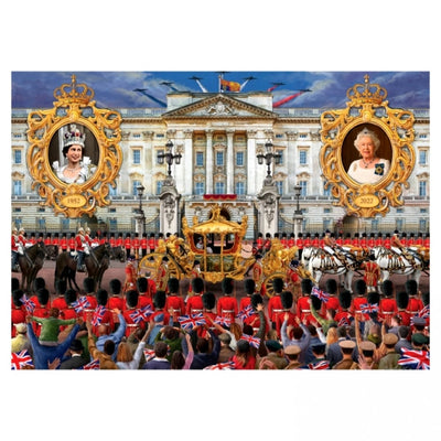 The Queen's Platinum Jubilee – 1000 Piece Jigsaw Puzzle (Falcon De Luxe)