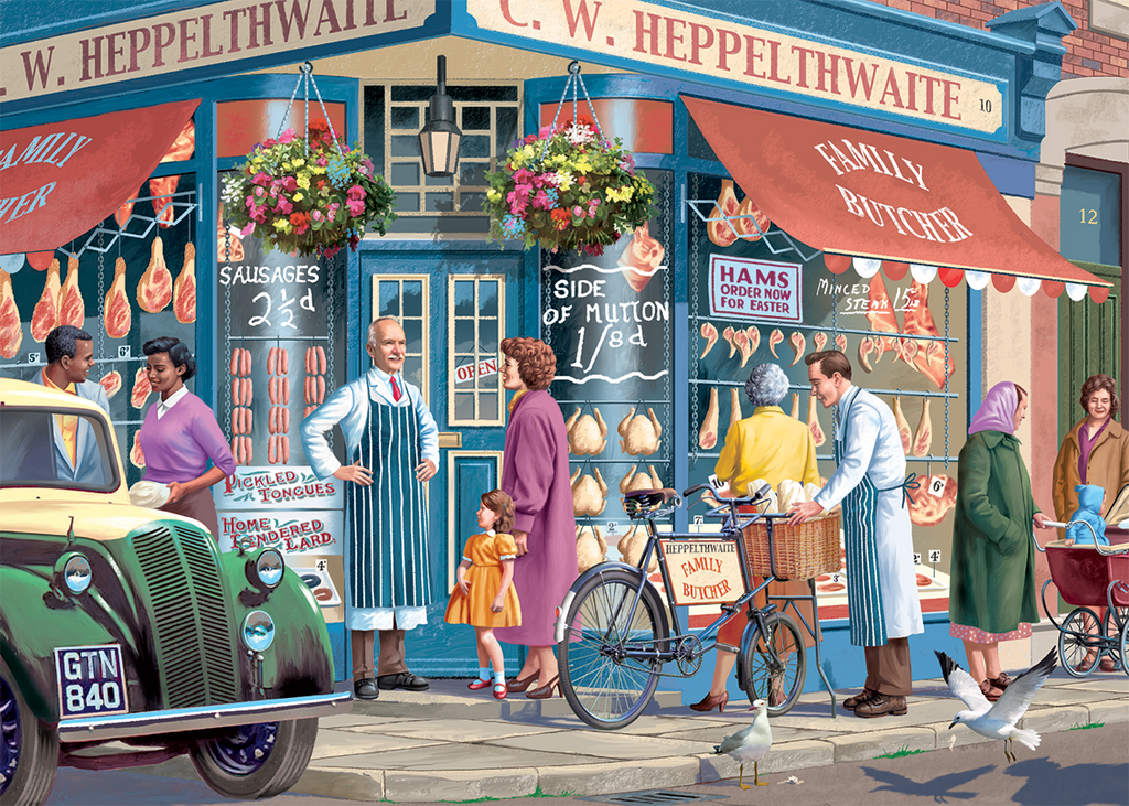 The Butchers – 1000 Piece Jigsaw Puzzle (Falcon De Luxe)