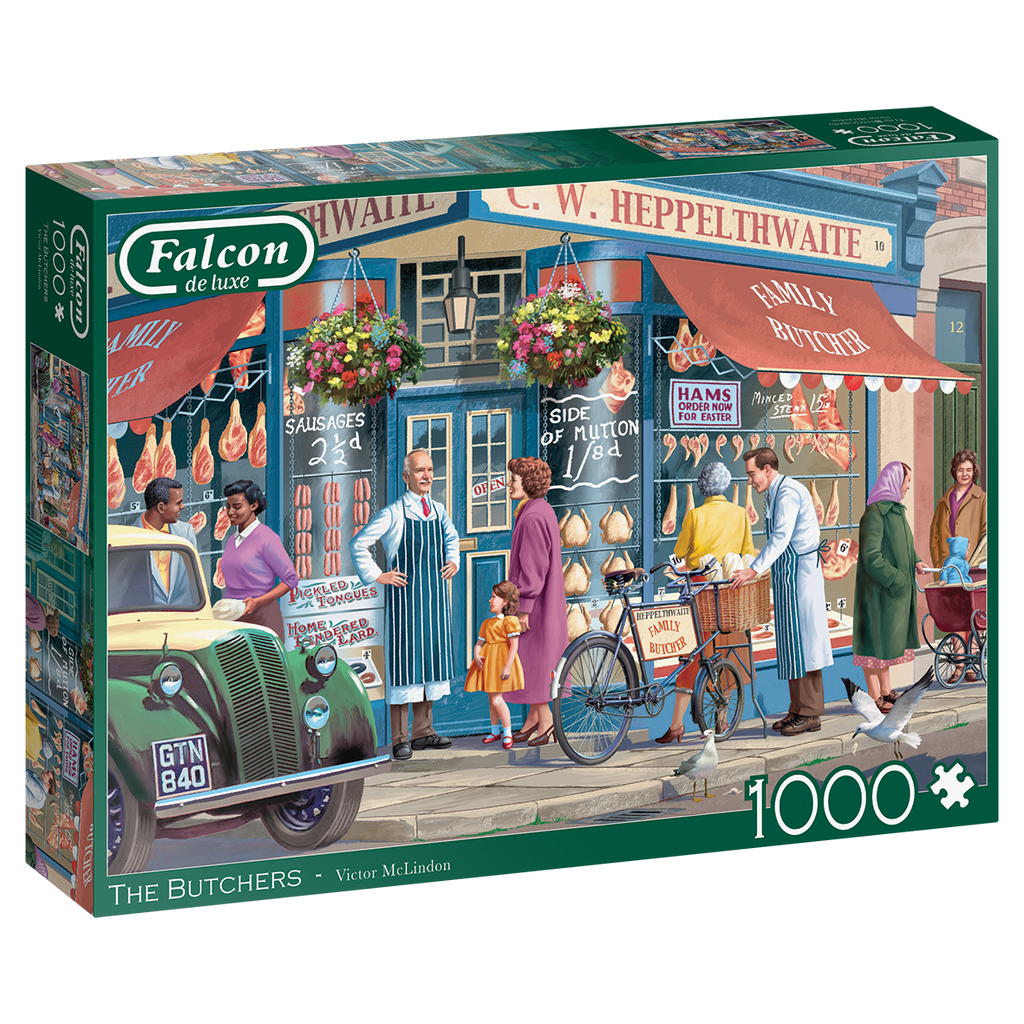 The Butchers – 1000 Piece Jigsaw Puzzle (Falcon De Luxe)