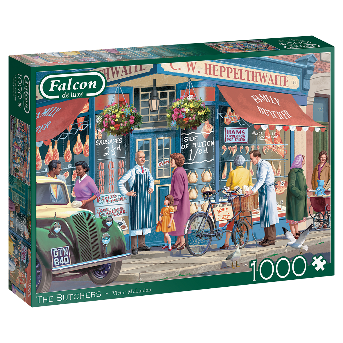 The Butchers – 1000 Piece Jigsaw Puzzle (Falcon De Luxe)