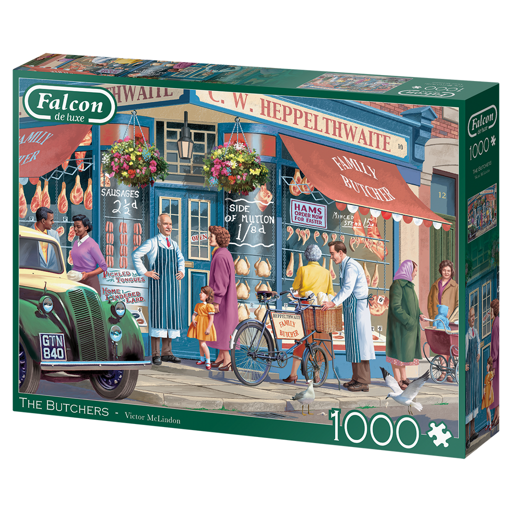 The Butchers – 1000 Piece Jigsaw Puzzle (Falcon De Luxe)