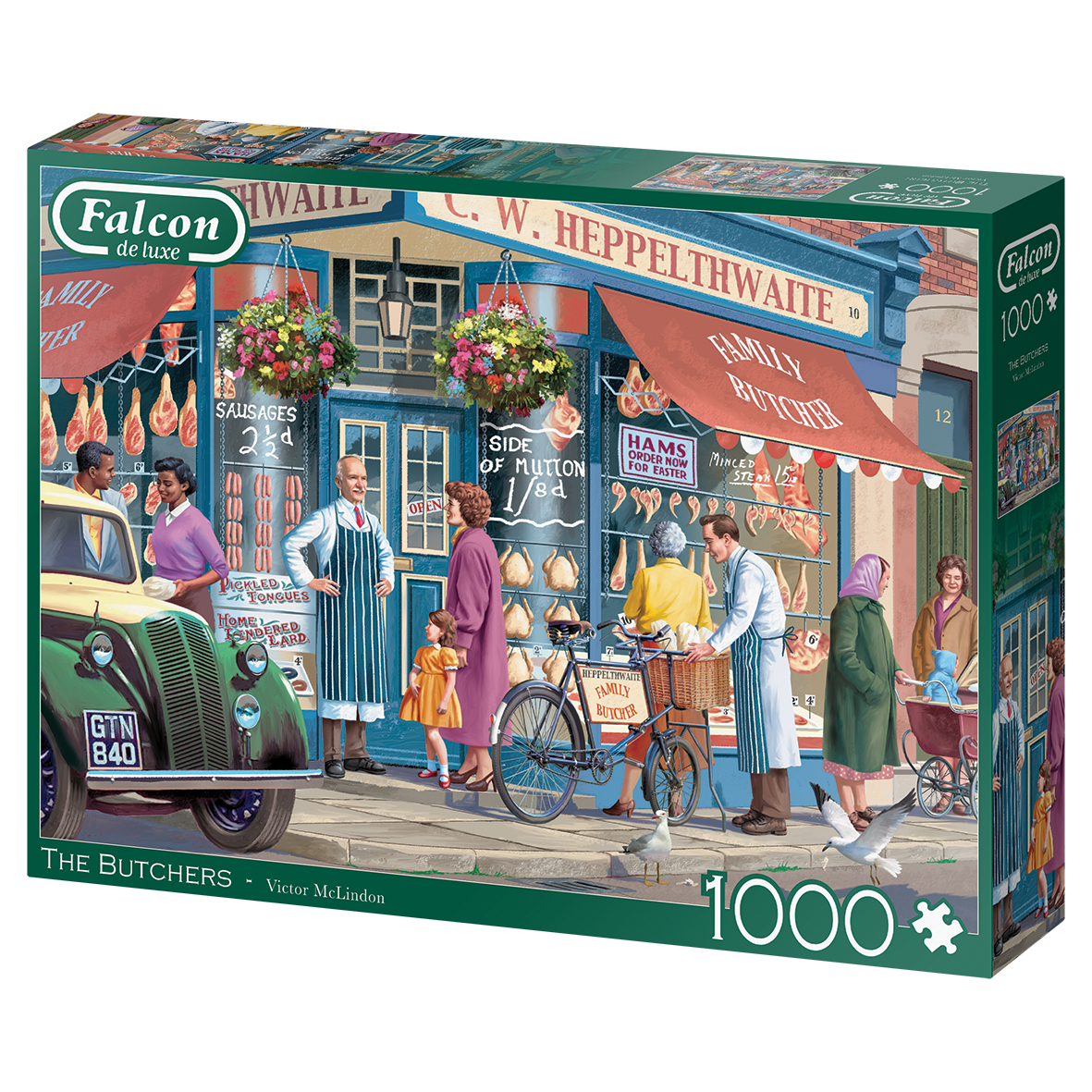 The Butchers – 1000 Piece Jigsaw Puzzle (Falcon De Luxe)