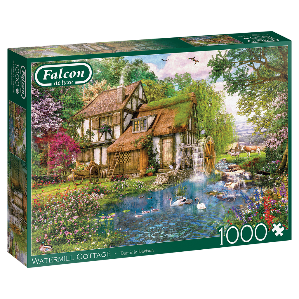 Watermill Cottage – 1000 Piece Jigsaw Puzzle (Falcon De luxe)