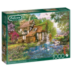 Watermill Cottage – 1000 Piece Jigsaw Puzzle (Falcon De luxe)