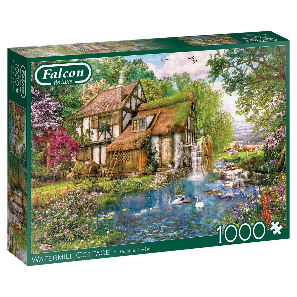 Watermill Cottage – 1000 Piece Jigsaw Puzzle (Falcon De luxe)