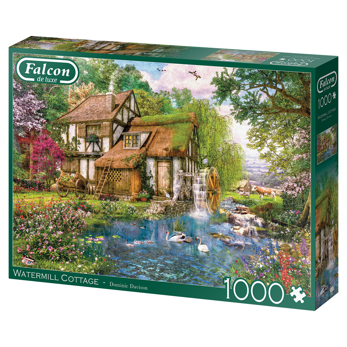 Watermill Cottage – 1000 Piece Jigsaw Puzzle (Falcon De luxe)