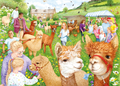 The Alpaca Farm – 1000 Piece Jigsaw Puzzle (Falcon De luxe)