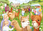 The Alpaca Farm – 1000 Piece Jigsaw Puzzle (Falcon De luxe)
