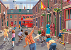 Playing in the Street – 2 x 500 Piece Jigsaw Puzzle (Falcon De luxe)