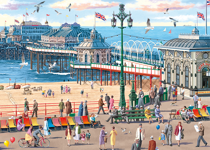 Brighton Pier – 1000 Piece Jigsaw Puzzle (Falcon De Luxe)