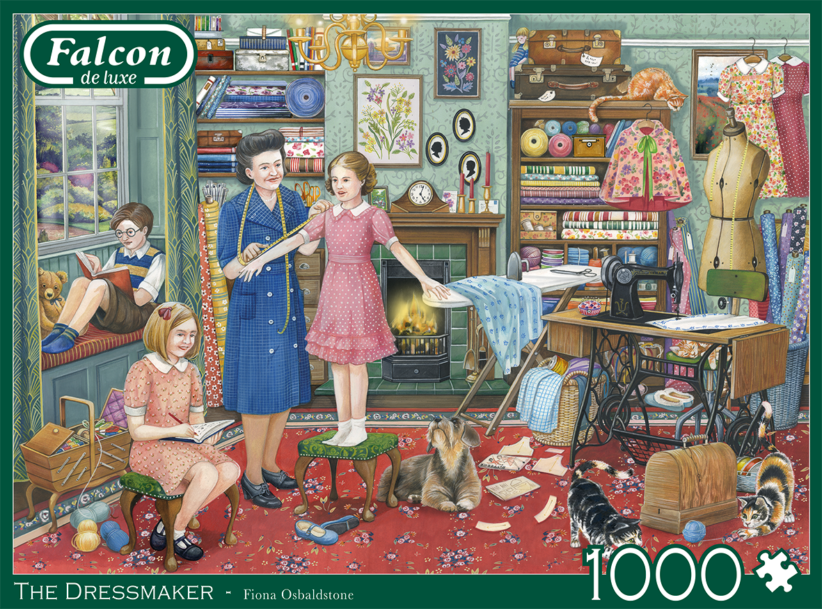 The Dressmaker – 1000 Piece Jigsaw Puzzle (Falcon De Luxe)