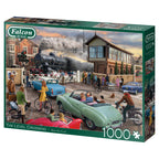 The Level Crossing – 1000 Piece Jigsaw Puzzle (Falcon De Luxe)