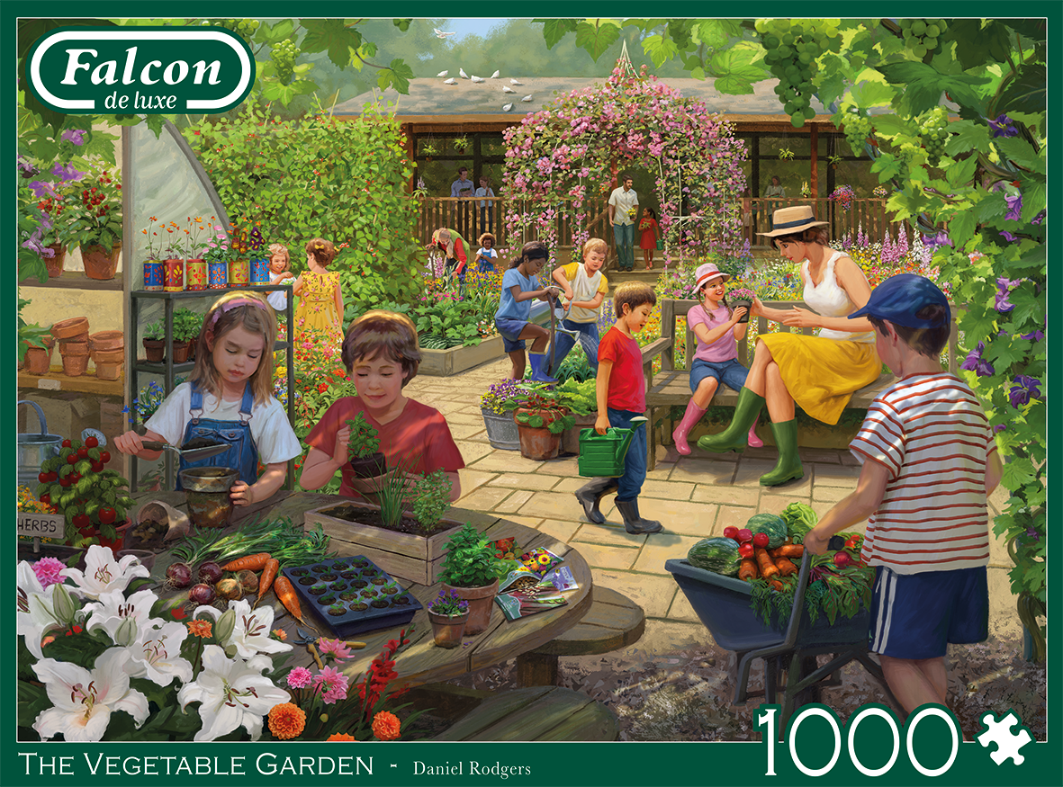 The Vegetable Garden – 1000 Piece Jigsaw Puzzle (Falcon de luxe)