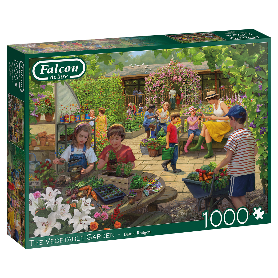 The Vegetable Garden – 1000 Piece Jigsaw Puzzle (Falcon de luxe)