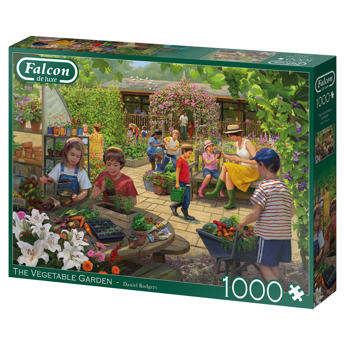The Vegetable Garden – 1000 Piece Jigsaw Puzzle (Falcon de luxe)