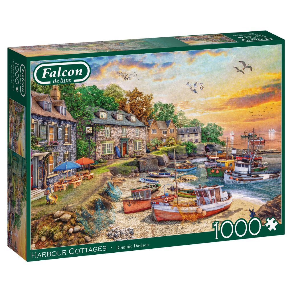 Harbour Cottage – 1000 Piece Jigsaw Puzzle (Falcon De Luxe)