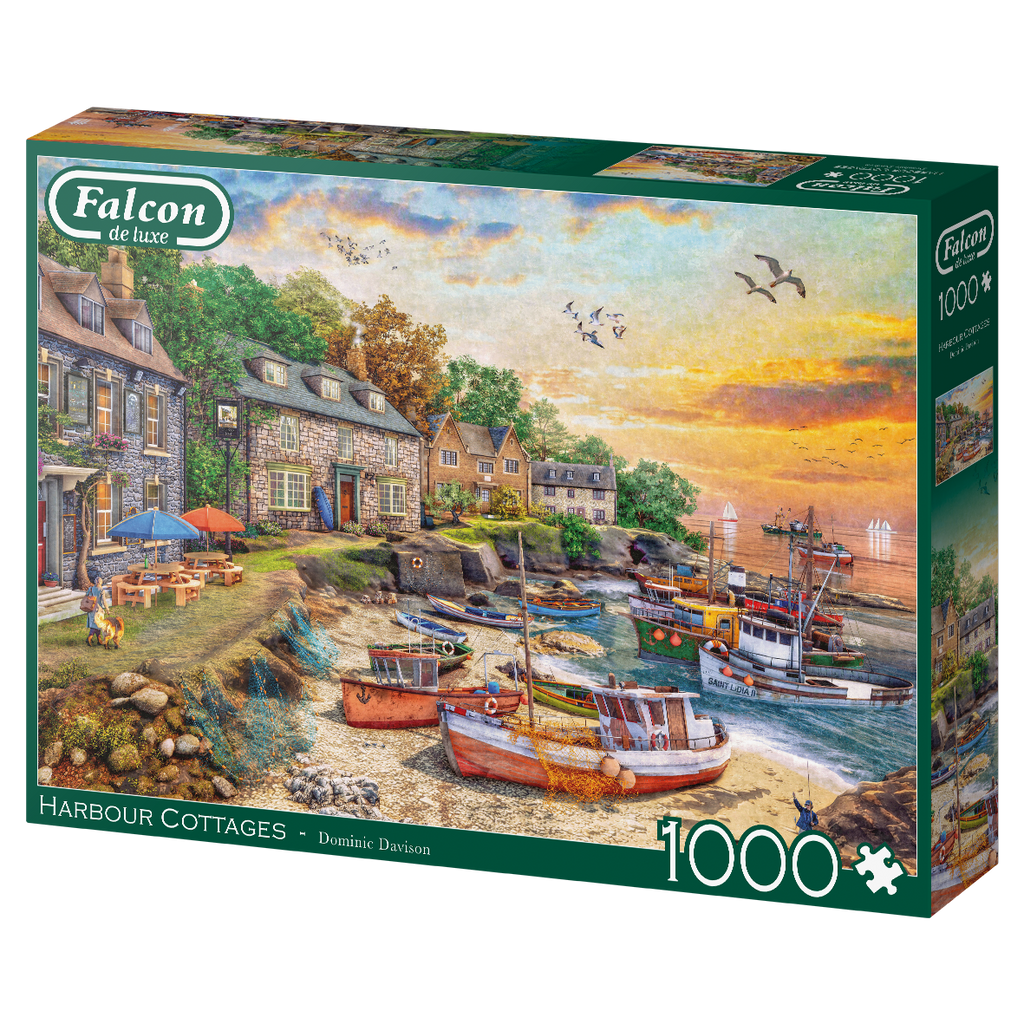 Harbour Cottage – 1000 Piece Jigsaw Puzzle (Falcon De Luxe)