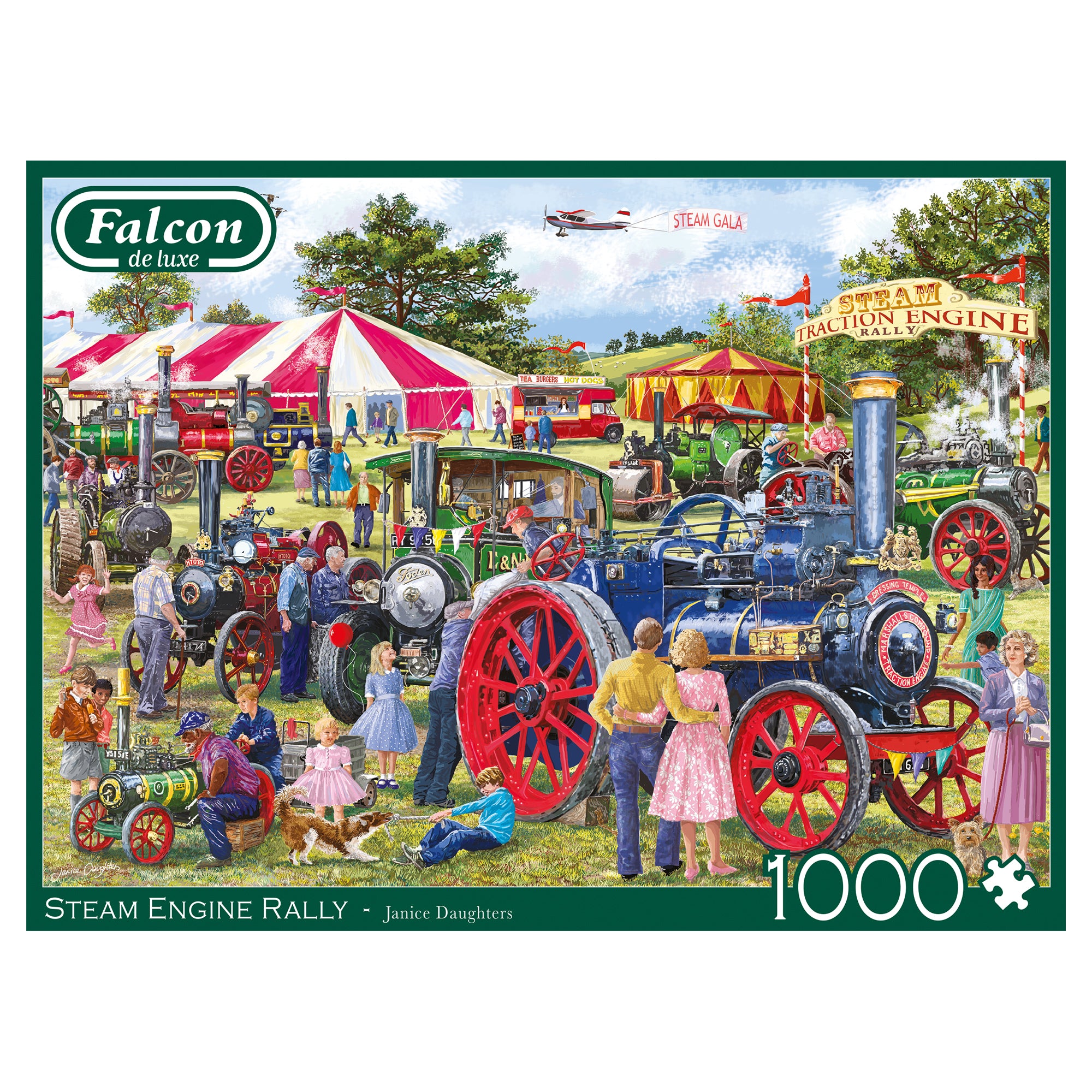 Steam Engine Rally – 1000 Piece Jigsaw Puzzle (Falcon De Luxe)
