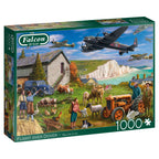 Flight over Dover – 1000 Piece Jigsaw Puzzle (Falcon De Luxe)