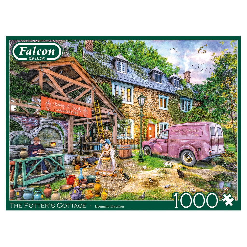 Potters Cottage – 1000 Piece Jigsaw Puzzle (Falcon de luxe)