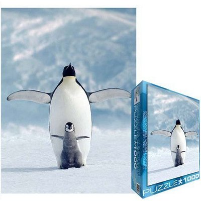 Eurographics - Penguin and Baby - 1000 piece jigsaw puzzle