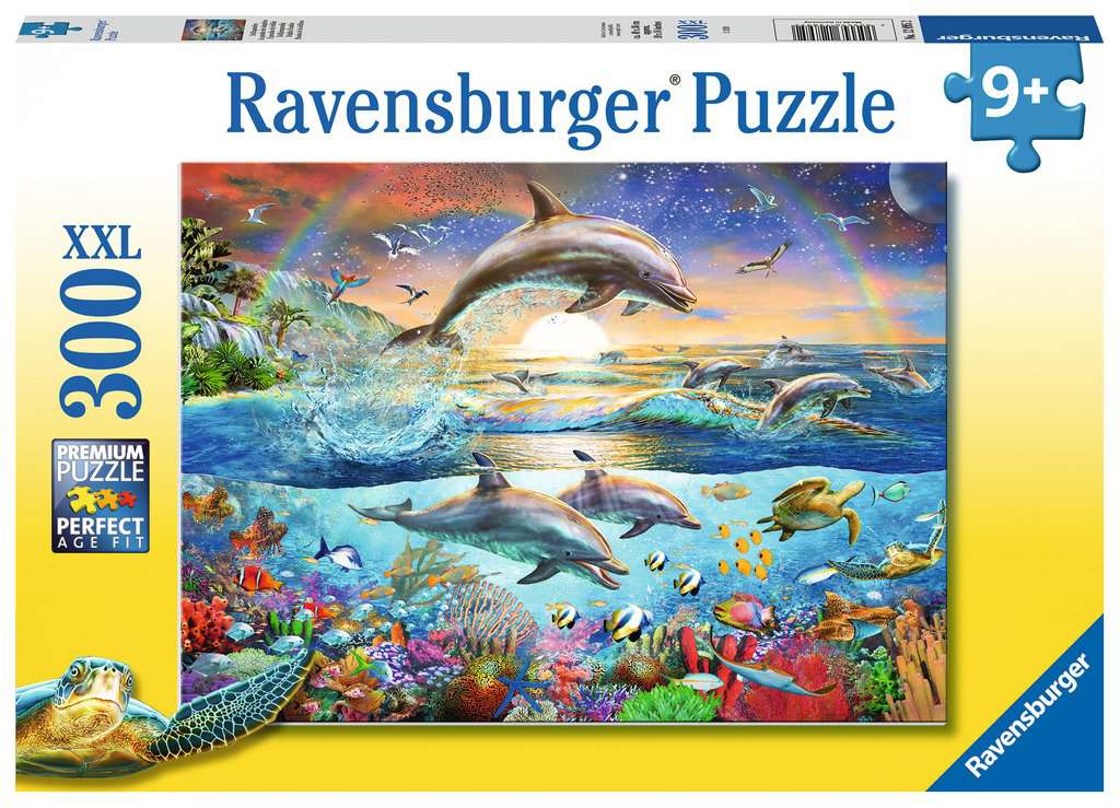 Dolphin Paradise – 300 XXL Piece Jigsaw Puzzle (Ravensburger)