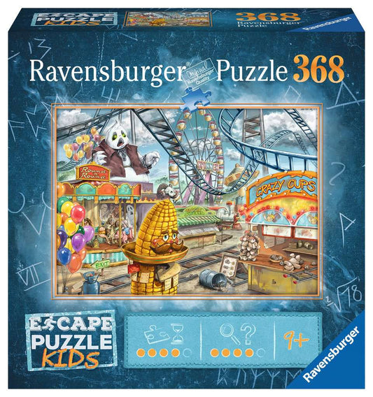 Ravensburger - Escape Puzzle Kids 368 pieces, Amusement Park -  Piece Jigsaw Puzzle