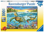 Swim with Sea Turtles – 100 XXL Piece Jigsaw Puzzle (Ravensburger)