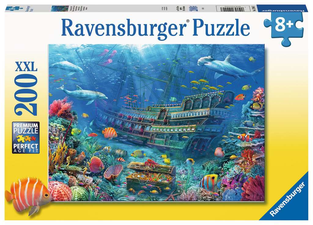 Sunken Ship – 200 XXL Piece Jigsaw Puzzle (Ravensburger) - Completed Puzzle