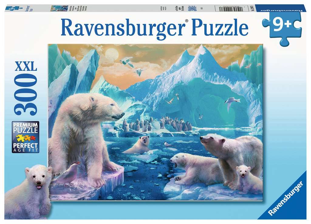 Polar Bear Kingdom – 300 XXL Piece Jigsaw Puzzle (Ravensburger)