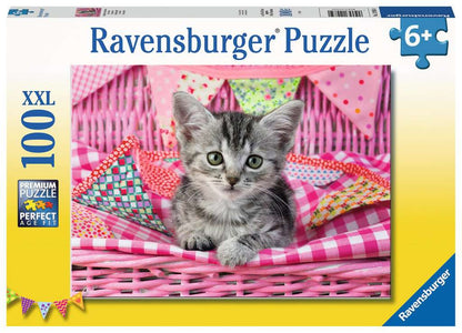 Ravensburger - Cute Kitty - 100 Piece Jigsaw Puzzle