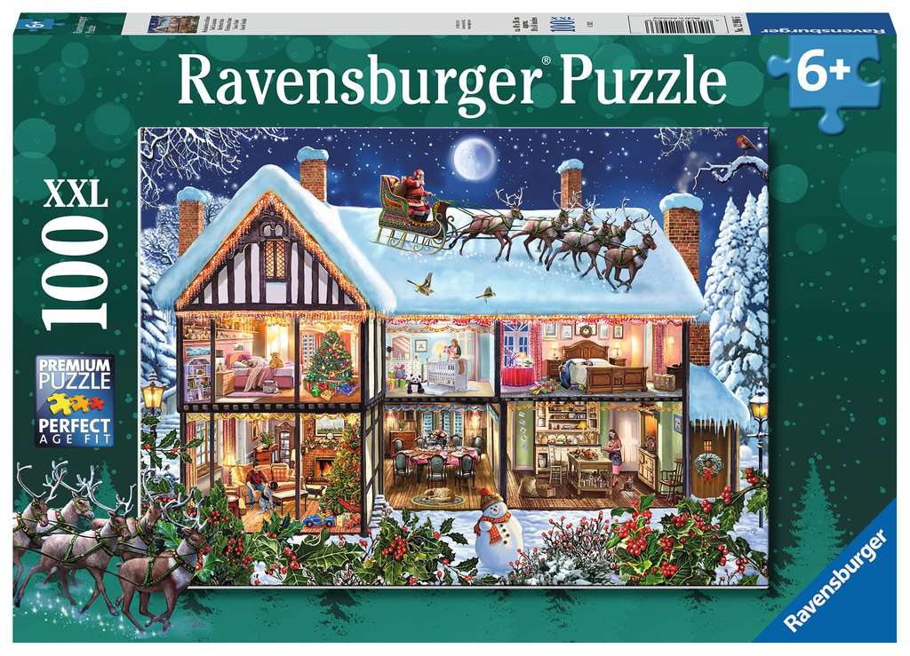 Christmas at Home – 100 XXL Piece Jigsaw Puzzle (Ravensburger)