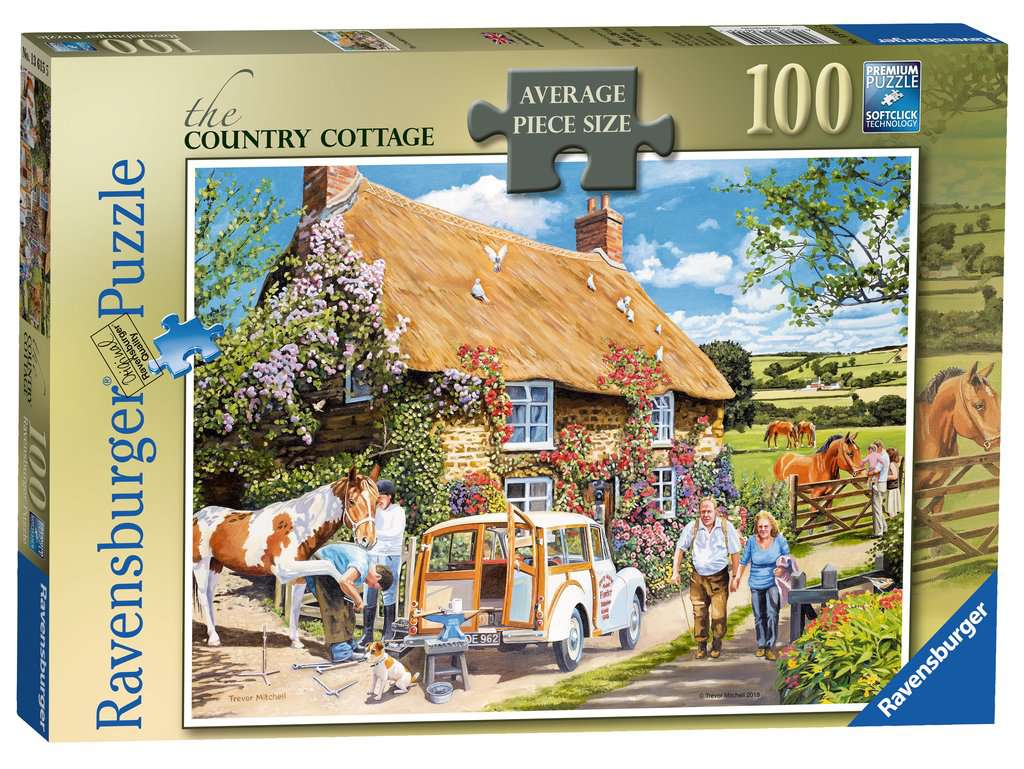 Ravensburger - The Country Cottage - 100 Piece Jigsaw Puzzle