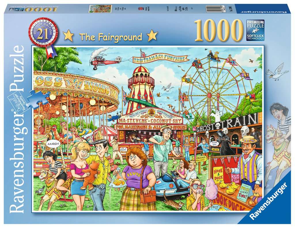 Ravensburger - Best of British No.21 The Fairground - 1000 Piece Jigsaw Puzzle