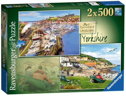 Ravensburger - Picturesque Yorkshire - 2 x 500 Piece Jigsaw Puzzles