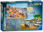 Picturesque Norfolk – 2 x 500 Piece Jigsaw Puzzles (Ravensburger)