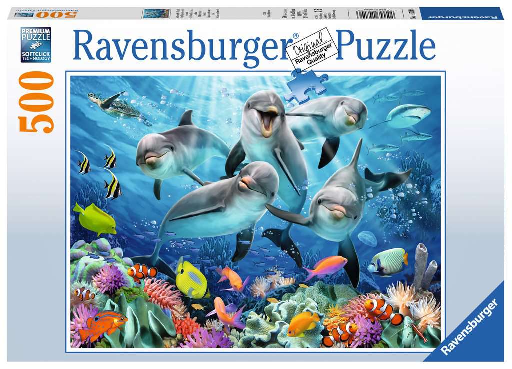 Ravensburger - Dolphins - 500 Piece Jigsaw Puzzle