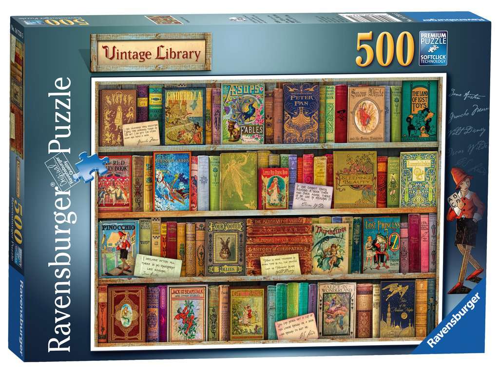 Vintage Library – 500 Piece Jigsaw Puzzle (Ravensburger)