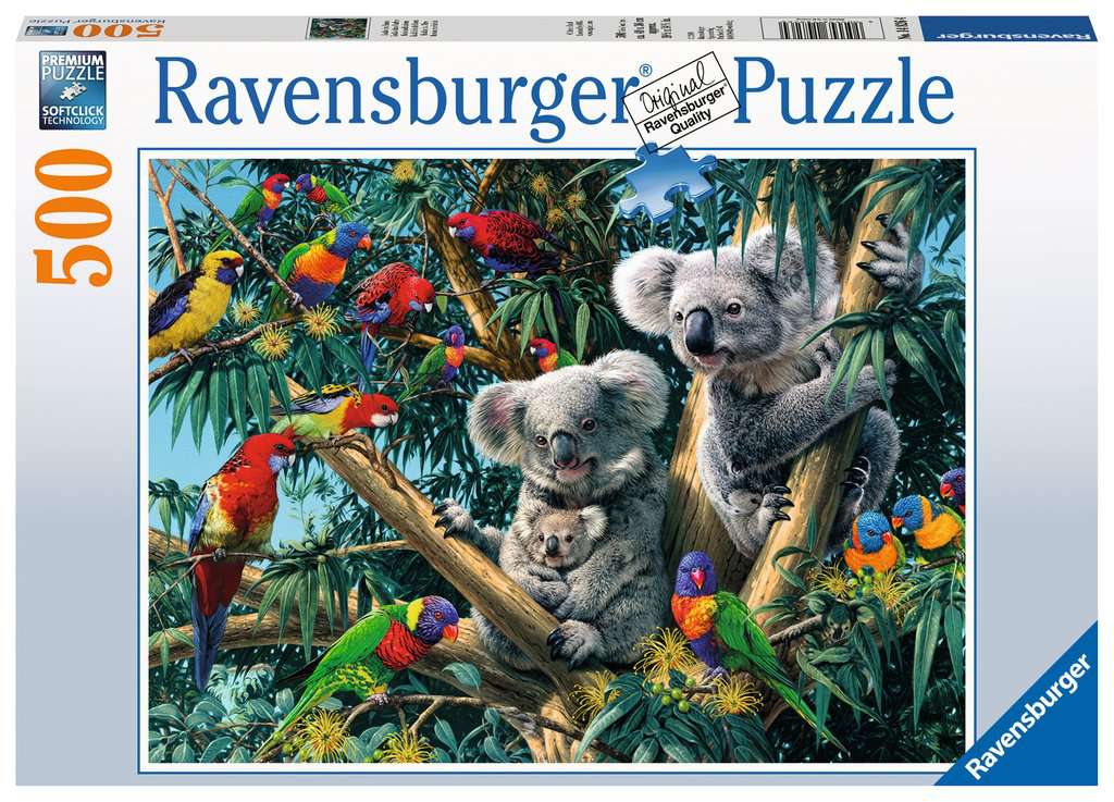 Koalas in a Tree – 500 Piece Jigsaw Puzzle (Ravensburger)