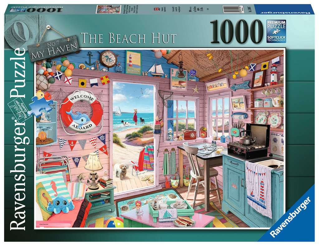 The Beach Hut – 1000 Piece Jigsaw Puzzle (Ravensburger)